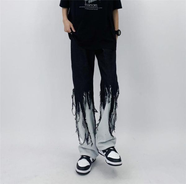 men039s jeans men high street hip hop contrast color tassel loose korean fashion clothing y2k pants loosemen039s4422872, Blue
men039s jeans men high street hip hop contrast color tassel loose korean fashion clothing y2k pants loosemen039s4422872, Blue