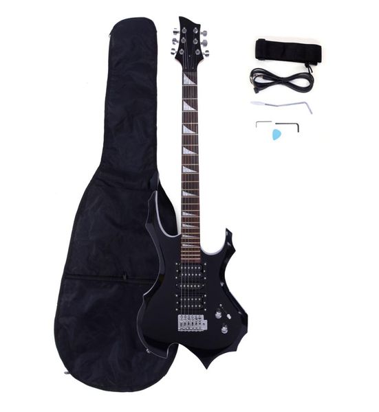 novice flame shaped electric guitar kit 6 strings pickup bag strap paddle wrench tool 2 colors ship from usa9957027
novice flame shaped electric guitar kit 6 strings pickup bag strap paddle wrench tool 2 colors ship from usa9957027