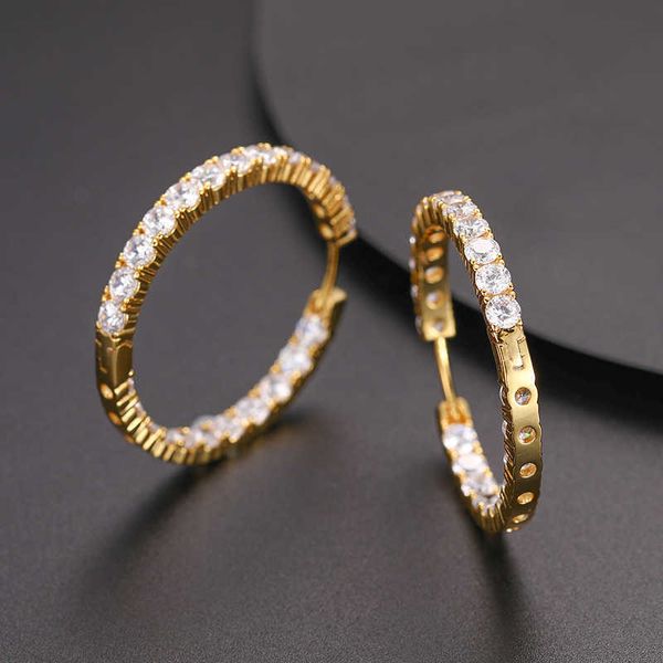 ins tidal circle women's earrings with zircon inlaid elegant temperament earring jewelry simple earrings, Silver
ins tidal circle women's earrings with zircon inlaid elegant temperament earring jewelry simple earrings, Silver