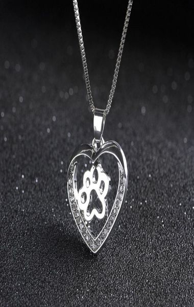 whole fashion dog paw print heart pendant necklace for women spring style animal lover necklaces jewelry accessory7376548, Silver
whole fashion dog paw print heart pendant necklace for women spring style animal lover necklaces jewelry accessory7376548, Silver