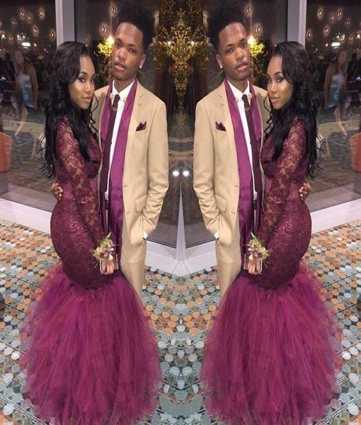 burgundy mermaid black girls evening dresses long sleeves illuiosn formal prom gowns red carpet celebrity runaway dress custom mad6071730
burgundy mermaid black girls evening dresses long sleeves illuiosn formal prom gowns red carpet celebrity runaway dress custom mad6071730