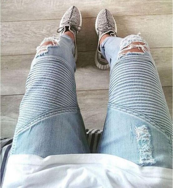 men designer pants slp blueblack destroyed slim denim straight biker skinny ripped jeans 28385159328, Blue
men designer pants slp blueblack destroyed slim denim straight biker skinny ripped jeans 28385159328, Blue