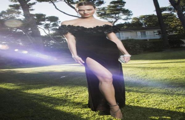 high side split ruched velvet celebrity red carpet gowns handmade flowers off shoulder zipper back formal prom dresses evenin7267683, Black
high side split ruched velvet celebrity red carpet gowns handmade flowers off shoulder zipper back formal prom dresses evenin7267683, Black