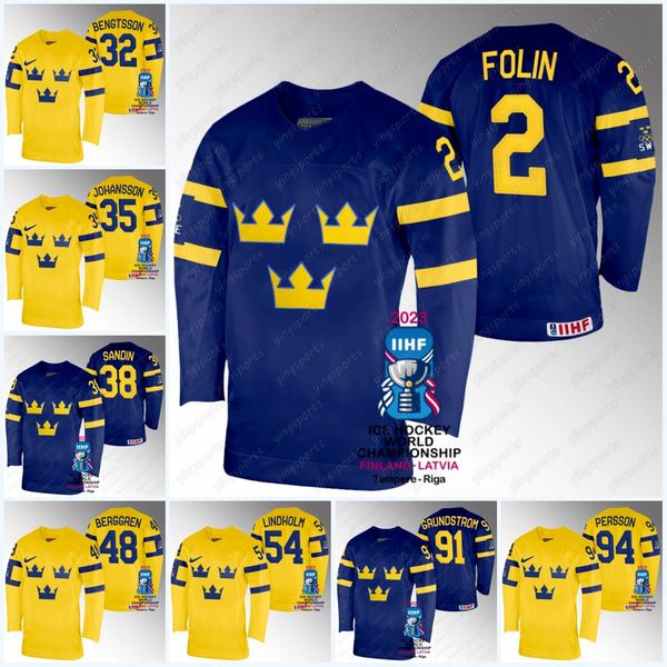 sweden team hockey jersey 2023 iihf world champions #2 christian folin 32 bengtsson 35 johansson 38 sandin 48 berggren 54 lindholm pudas gru, Black;red
sweden team hockey jersey 2023 iihf world champions #2 christian folin 32 bengtsson 35 johansson 38 sandin 48 berggren 54 lindholm pudas gru, Black;red