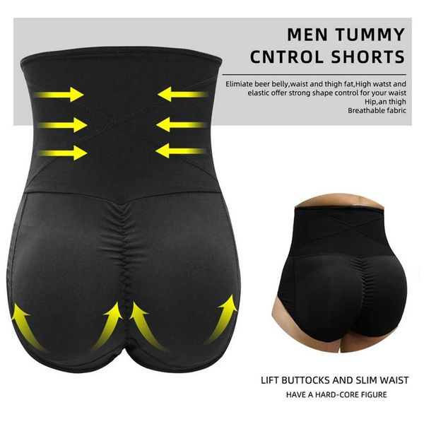 men high waisted tummy control brief panties slimming body shaper shorts butt lifter shapewear fitness shaping underwear plus size283f, Black;brown
men high waisted tummy control brief panties slimming body shaper shorts butt lifter shapewear fitness shaping underwear plus size283f, Black;brown