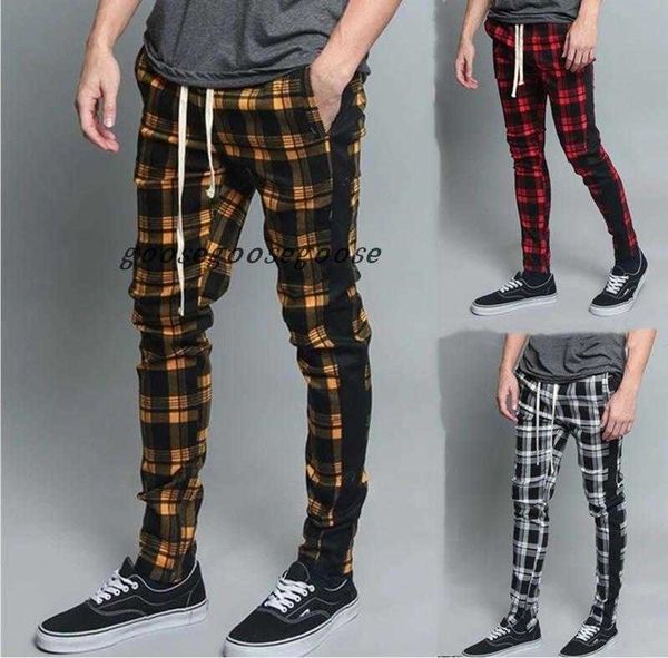 men's pants mens fashion casual street wear plaid slim cool trousers with 3 colors japanese streetwear style, Black
men's pants mens fashion casual street wear plaid slim cool trousers with 3 colors japanese streetwear style, Black