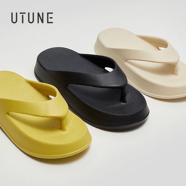 slippers utune flip flop and men summer shoes outdoor eva rubber platform beach slides with thick cushion non slip 230718, Black
slippers utune flip flop and men summer shoes outdoor eva rubber platform beach slides with thick cushion non slip 230718, Black