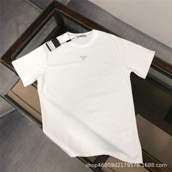 men's t-shirts designer high edition trendy brand inverted triangle iron logo casual short sleeved men and women's versatile loose, White;black
men's t-shirts designer high edition trendy brand inverted triangle iron logo casual short sleeved men and women's versatile loose, White;black