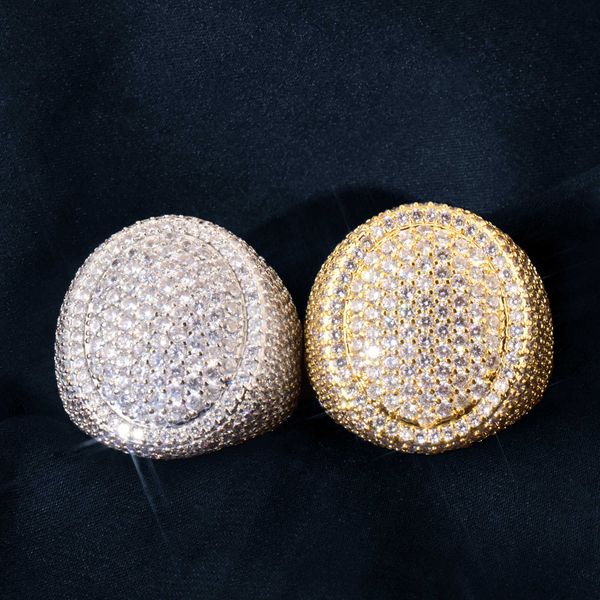 new european and american egg shaped ring, copper inlaid with zircon full diamond, personalized hip-hop trendy couple accessories in stock, Silver
new european and american egg shaped ring, copper inlaid with zircon full diamond, personalized hip-hop trendy couple accessories in stock, Silver