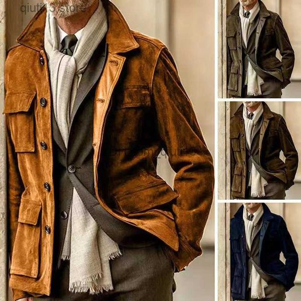 men's jackets solid color personalized cowhide cashmere casual leather jacket men's 2023 fashion personalized clothing jacket men&, Black;brown
men's jackets solid color personalized cowhide cashmere casual leather jacket men's 2023 fashion personalized clothing jacket men&, Black;brown