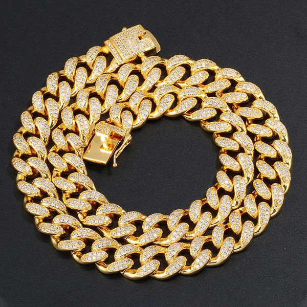 hip hop necklace jewelry classic 12mm micro set zircon gold plated cuban chain, Silver
hip hop necklace jewelry classic 12mm micro set zircon gold plated cuban chain, Silver
