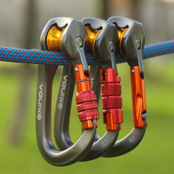 climbing ropes outdoor pulley carabiner mountaineering safety buckle lock cross strop equipment bearing hook 230717
climbing ropes outdoor pulley carabiner mountaineering safety buckle lock cross strop equipment bearing hook 230717