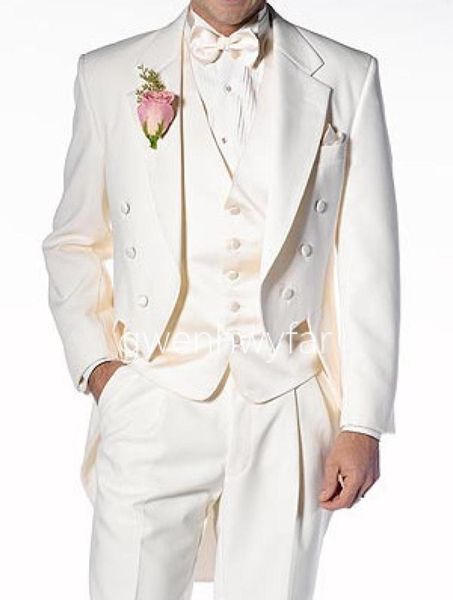 custom made ivory tailcoat groom tuxedos notch lapel man groomsmen men wedding suits bridegroom jacketpantsvesttie8641276, Black;gray
custom made ivory tailcoat groom tuxedos notch lapel man groomsmen men wedding suits bridegroom jacketpantsvesttie8641276, Black;gray