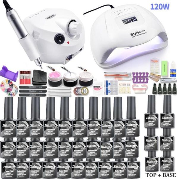 nail art kits 30pcs gel polish set 35000rpm drill machine kit with 120w uv led lamp manicure tools4463929
nail art kits 30pcs gel polish set 35000rpm drill machine kit with 120w uv led lamp manicure tools4463929