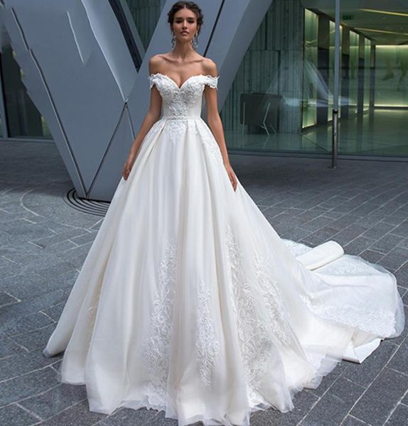 off shoulder lace appliques aline wedding dresses bridal gowns princess custom made long robe de mariage white garden ladies wedd6788394
off shoulder lace appliques aline wedding dresses bridal gowns princess custom made long robe de mariage white garden ladies wedd6788394