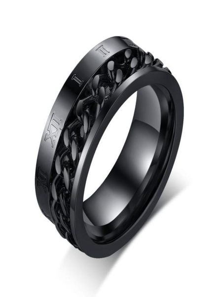 hiphop lucky spinner chain rings men accessories trending styles stainless steel anillo roman number party anel jewelry r3718623138, Silver
hiphop lucky spinner chain rings men accessories trending styles stainless steel anillo roman number party anel jewelry r3718623138, Silver
