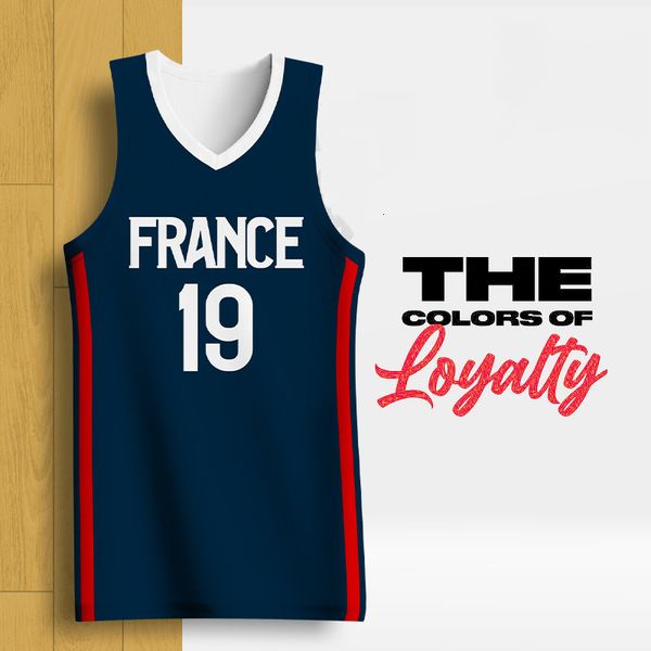 outdoor tshirts basketball jerseys for men full sublimation france letter printed sports uniforms customizable name number tracksuit 230717, Gray;blue
outdoor tshirts basketball jerseys for men full sublimation france letter printed sports uniforms customizable name number tracksuit 230717, Gray;blue
