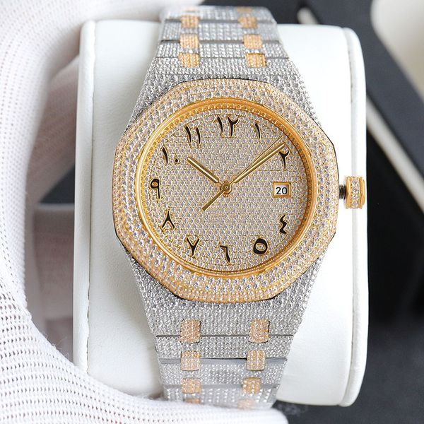 diamond watch automatic mechanical movement 41mm sapphire waterproof stainless steel 904l men wristband casual business wristwatch montre de, Slivery;brown
diamond watch automatic mechanical movement 41mm sapphire waterproof stainless steel 904l men wristband casual business wristwatch montre de, Slivery;brown