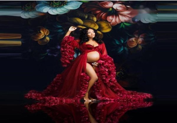 vintage evening dresses red organza maternity robes for po shoot long sheer bridal pregnancy tulle dress gowns custom made6125959, Black;red
vintage evening dresses red organza maternity robes for po shoot long sheer bridal pregnancy tulle dress gowns custom made6125959, Black;red
