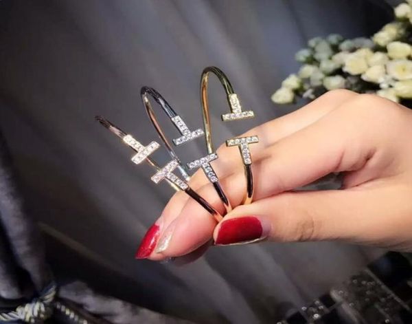 fashion adjustable open bracelet with zircon double letter bracelet pulsera men and women wedding couple gift jewelry1319119, Black
fashion adjustable open bracelet with zircon double letter bracelet pulsera men and women wedding couple gift jewelry1319119, Black