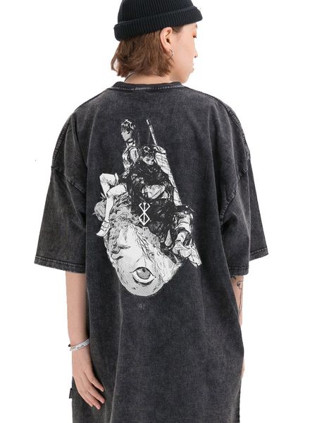 men's t-shirts vintage anime berserk t shirt men washed tshirt cotton short sleeve harajuku hip hop streetwear oversized tees y2k 230, White;black
men's t-shirts vintage anime berserk t shirt men washed tshirt cotton short sleeve harajuku hip hop streetwear oversized tees y2k 230, White;black