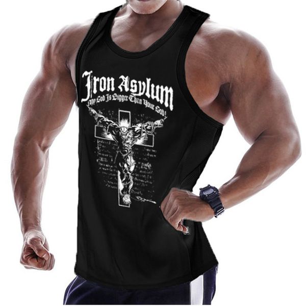 men' tank bodybuilding tank men gym fitness workout cotton sleeveless shirt clothing male casual stringer singlet black vest 230717, White;black
men' tank bodybuilding tank men gym fitness workout cotton sleeveless shirt clothing male casual stringer singlet black vest 230717, White;black