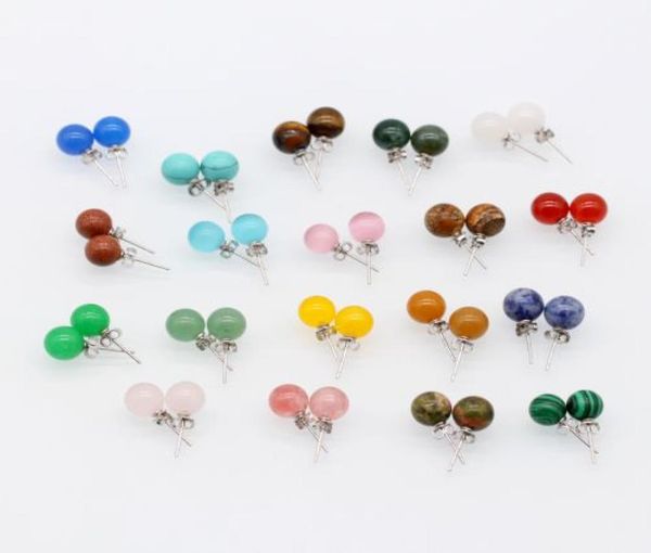 fashion jewelry 925 sterling silver stud earring with natural stone bead crystal turquoise agate gemstone earring pair for women1469573, Golden;silver
fashion jewelry 925 sterling silver stud earring with natural stone bead crystal turquoise agate gemstone earring pair for women1469573, Golden;silver