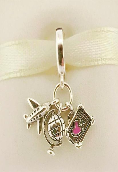 authentic 925 sterling silver airplane globe & suitcase dangle charm fit european loose beads bracelet making diy jewelry 799435c013742474, Black
authentic 925 sterling silver airplane globe & suitcase dangle charm fit european loose beads bracelet making diy jewelry 799435c013742474, Black