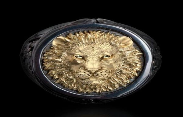 personal collection zhimu ornaments special creative aggressive lion head goldplated twocolor ring1433377, Silver
personal collection zhimu ornaments special creative aggressive lion head goldplated twocolor ring1433377, Silver