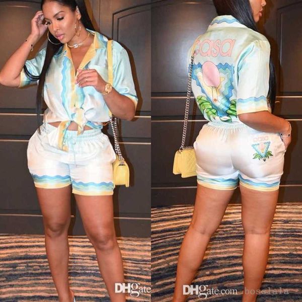summer new women tracksuits beach resort style fashion print shirt single button short sleeve shorts two piece matching outfit, Gray
summer new women tracksuits beach resort style fashion print shirt single button short sleeve shorts two piece matching outfit, Gray