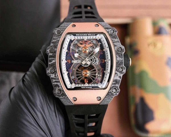 luxury classical men wrist watches superb rm21-02 watch 1re2 fully automatic mechanical movement sapphire mirror ntpt carbon fiber case with, Slivery;brown
luxury classical men wrist watches superb rm21-02 watch 1re2 fully automatic mechanical movement sapphire mirror ntpt carbon fiber case with, Slivery;brown