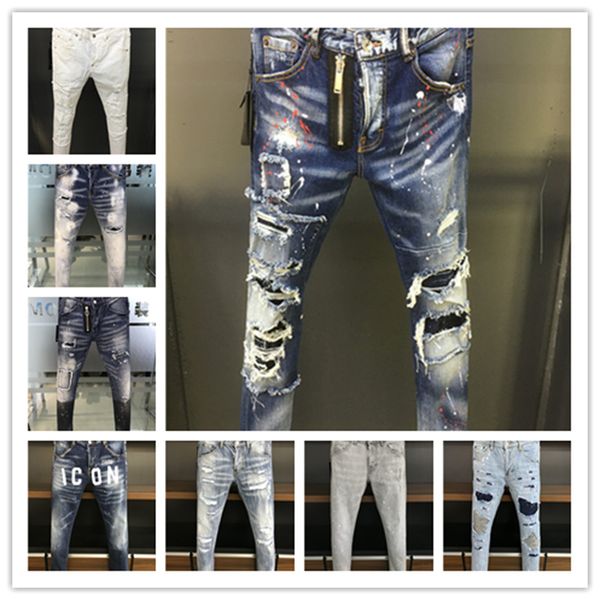 2023 new arrivals d2 mens luxury designer denim jeans dsquared2 holes dsq2 trousers dsquare jeans coolguy biker pants mens clothing 2#001, Blue
2023 new arrivals d2 mens luxury designer denim jeans dsquared2 holes dsq2 trousers dsquare jeans coolguy biker pants mens clothing 2#001, Blue