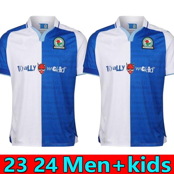 23 24 blackburn rovers soccer jerseys 2023 2024 home away football shirt kit rothwell gallagher dolan brereton diaz dack lenihan maillots 99, Black;yellow
23 24 blackburn rovers soccer jerseys 2023 2024 home away football shirt kit rothwell gallagher dolan brereton diaz dack lenihan maillots 99, Black;yellow