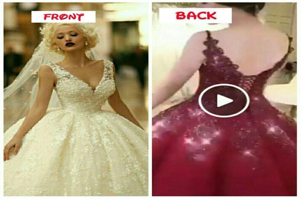 v neck ball gown wedding dress with 3d lace appliques bridal gown factory custom made6598245, White
v neck ball gown wedding dress with 3d lace appliques bridal gown factory custom made6598245, White