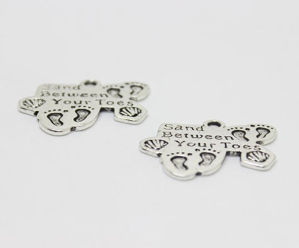 30pcs24x20mm footprints charm antique silver tone sand between your toes charm pendant8148005, Bronze;silver
30pcs24x20mm footprints charm antique silver tone sand between your toes charm pendant8148005, Bronze;silver