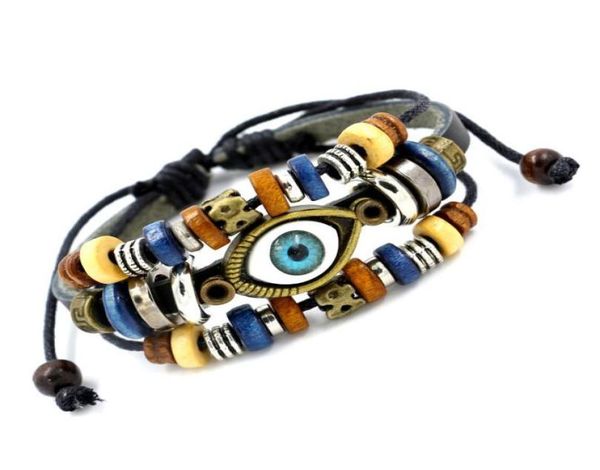multilayer bead charm bracelets hand made turkish evil eye bracelets braided adjustable leather fashion vintage men jewelry for wo9121044, Golden;silver
multilayer bead charm bracelets hand made turkish evil eye bracelets braided adjustable leather fashion vintage men jewelry for wo9121044, Golden;silver