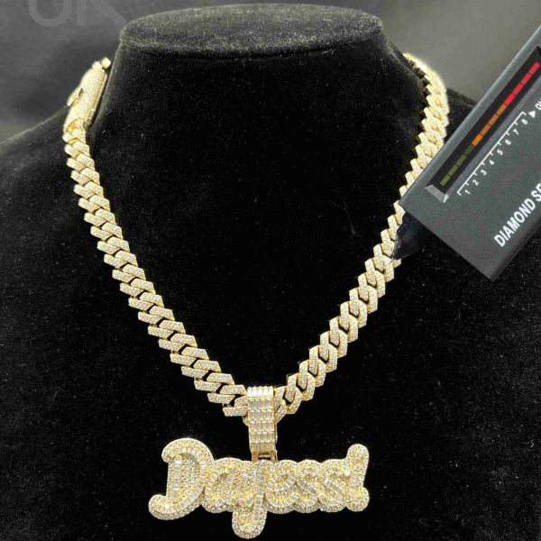 factory custom gold plated vvs moissanite diamonds hip hop fine jewelry pendants for rapper letter pendants, Silver
factory custom gold plated vvs moissanite diamonds hip hop fine jewelry pendants for rapper letter pendants, Silver