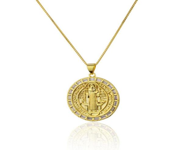 pendant necklaces religious geometric round saint benedict for women simple zircon gold silver color chain necklace jewelry2936879
pendant necklaces religious geometric round saint benedict for women simple zircon gold silver color chain necklace jewelry2936879