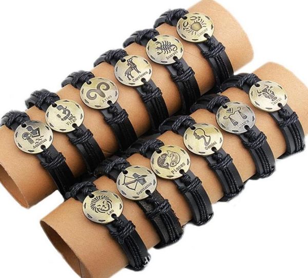 twelve constellations leather bracelets leather wrap bracelets zodiac leather bracelet for men4225383, Golden;silver
twelve constellations leather bracelets leather wrap bracelets zodiac leather bracelet for men4225383, Golden;silver