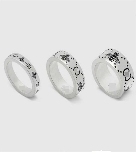 band rings 2023 jewelry new sterling silver classic double bee for men and women same style couple ring2281072
band rings 2023 jewelry new sterling silver classic double bee for men and women same style couple ring2281072
