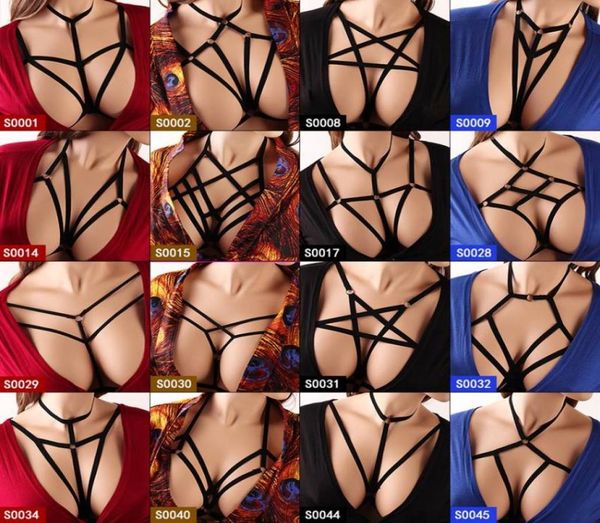 harness bra women strappy crop elastic lingerie pentagram body cage punk gothic adjust waist belt party rave clothing1816745, Black;white
harness bra women strappy crop elastic lingerie pentagram body cage punk gothic adjust waist belt party rave clothing1816745, Black;white