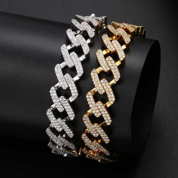 hip hop strip miami cuban micro inlaid zircon fashion personalized accessories are selling well, Silver
hip hop strip miami cuban micro inlaid zircon fashion personalized accessories are selling well, Silver