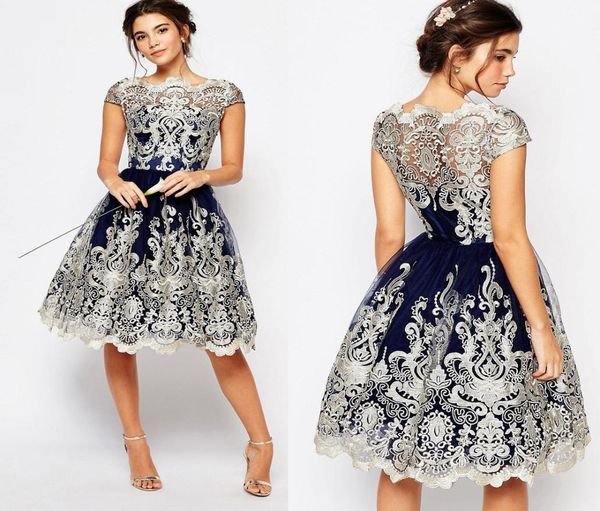 2023 dark blue prom dresses short lace bateau neck cap sleeve knee length formal cocktail party gowns maxi dress evening homecomin7930432, Black
2023 dark blue prom dresses short lace bateau neck cap sleeve knee length formal cocktail party gowns maxi dress evening homecomin7930432, Black