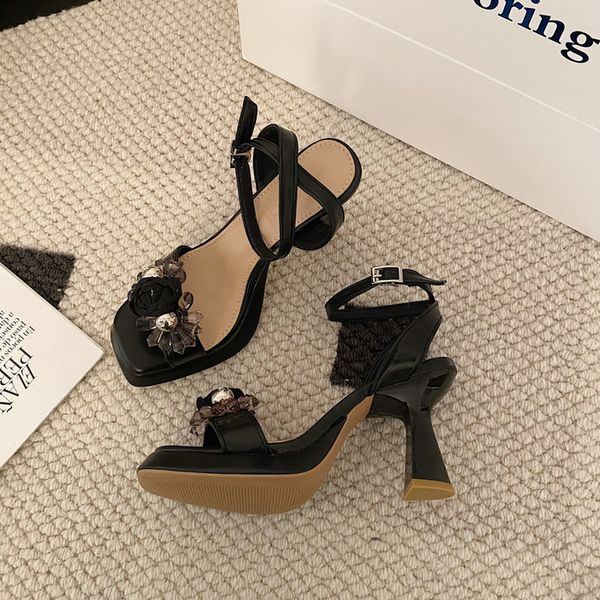 sandals 2023 summer square toe crystal flower women women s shoes high heel fashion ladies g54 230718, Black
sandals 2023 summer square toe crystal flower women women s shoes high heel fashion ladies g54 230718, Black