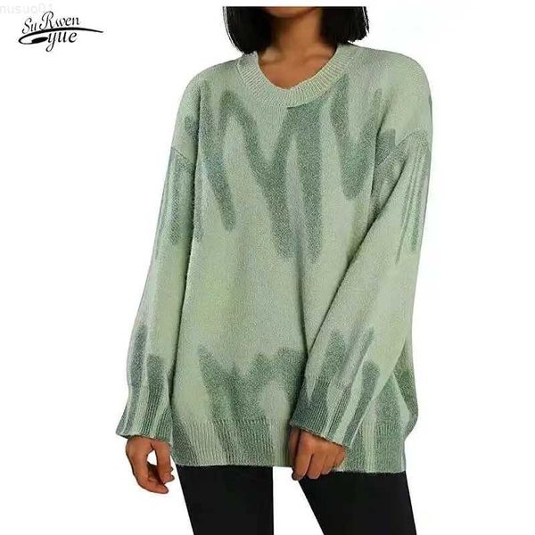 women's sweaters fall sweaters for women v neck sweater loose casual sweater mid-length lazy design sense pullover knitted sweater 1667, White;black
women's sweaters fall sweaters for women v neck sweater loose casual sweater mid-length lazy design sense pullover knitted sweater 1667, White;black