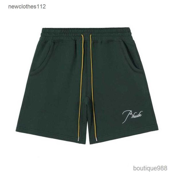 short terry premium with rh signature script embroidered on the front featuring twin side pockets and a custom rhude chevron back pocket, White;black
short terry premium with rh signature script embroidered on the front featuring twin side pockets and a custom rhude chevron back pocket, White;black