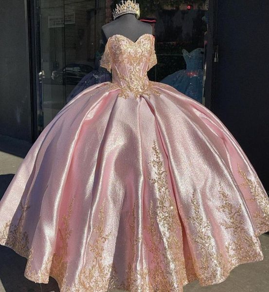 luxury pink gold embroidered quinceanera dress ball gowns woman off the shoulder beaded sweet 15 dress 16 girls designer party for1725766, Blue;red
luxury pink gold embroidered quinceanera dress ball gowns woman off the shoulder beaded sweet 15 dress 16 girls designer party for1725766, Blue;red