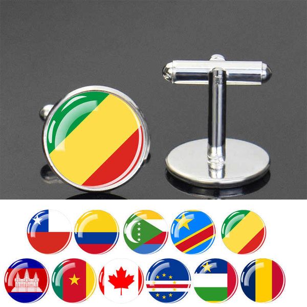 cuff links esspoc flag statement glass ball cufflinks fashion country flags jewelry colombia chad chile comoros canada cufflinks hkd230718, Silver
cuff links esspoc flag statement glass ball cufflinks fashion country flags jewelry colombia chad chile comoros canada cufflinks hkd230718, Silver