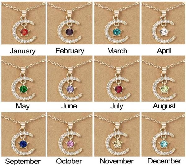 birthstone month moon star pendent necklaces 12 months luck necklace with paper card for couple women girls gift5720243, Silver
birthstone month moon star pendent necklaces 12 months luck necklace with paper card for couple women girls gift5720243, Silver