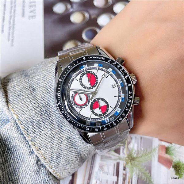 2022 master quartz chronograph function mens watch speed moon watches stainless steel flod clasp mens wristwatches255v, Slivery;brown
2022 master quartz chronograph function mens watch speed moon watches stainless steel flod clasp mens wristwatches255v, Slivery;brown
